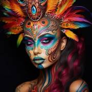 Deslumbra en Carnaval con Estilos de Maquillaje de Peluquería Únicos