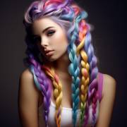 Deslumbra en el Carnaval con Trenzas de Colores: La Última Tendencia en Peluquería
