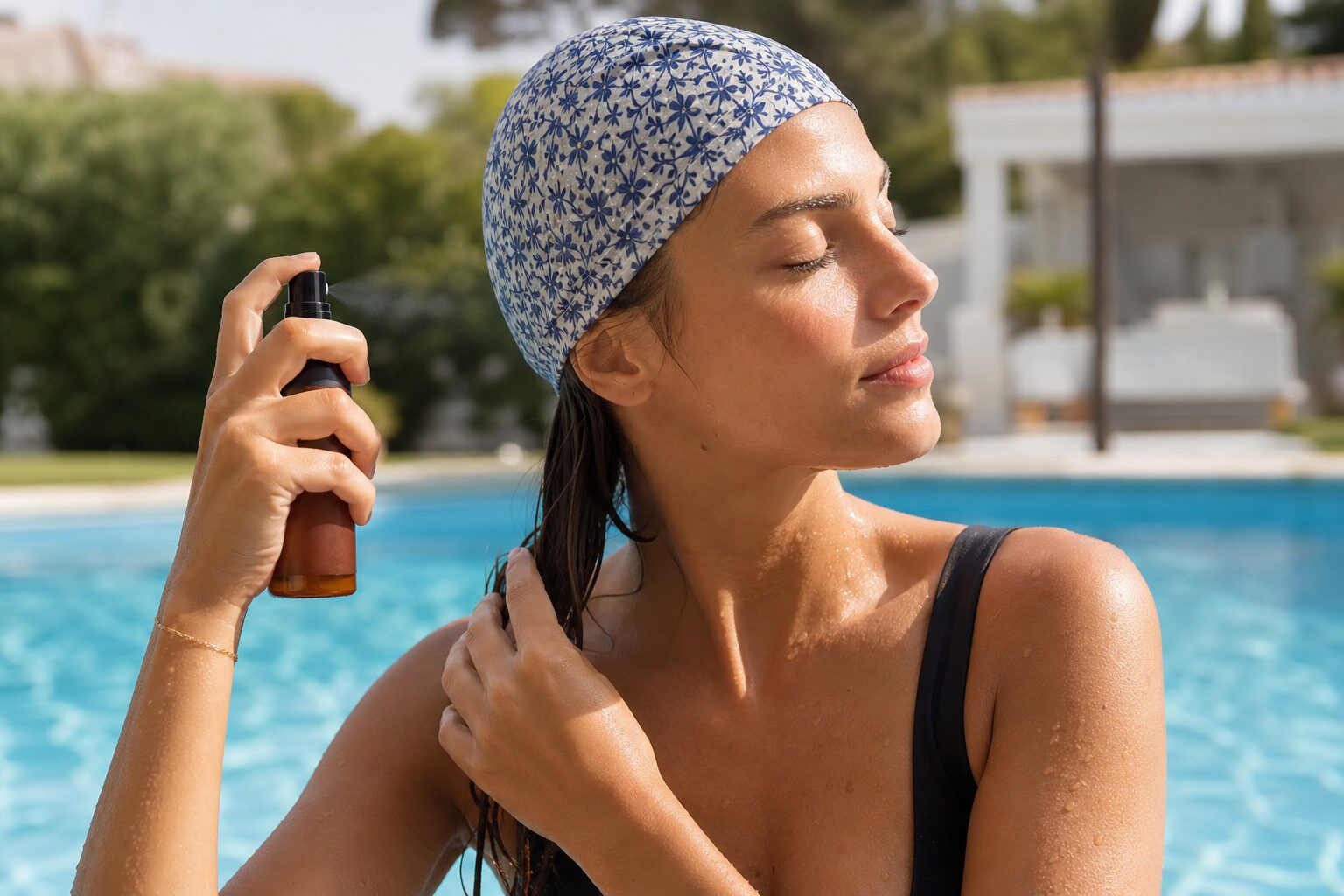 Cómo proteger tu cabello del cloro de la piscina en verano