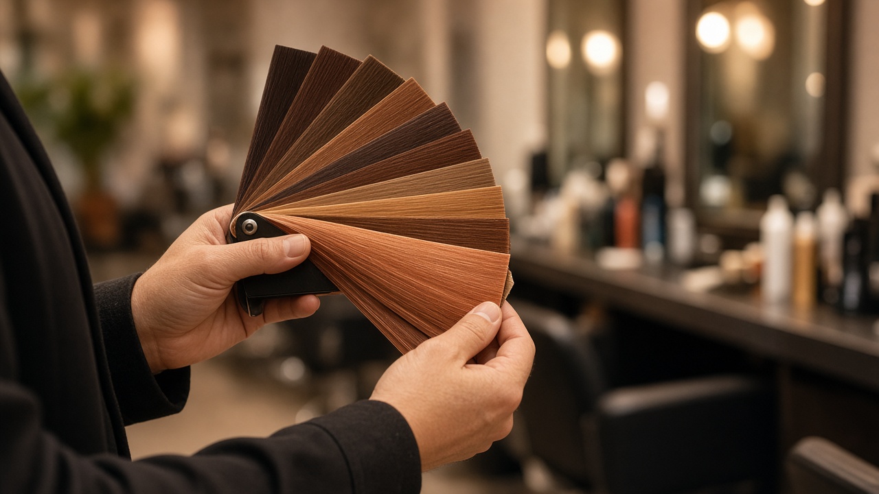 Tonos castaño y chocolate otoño 2026: carta de colores cálidos en peluquería