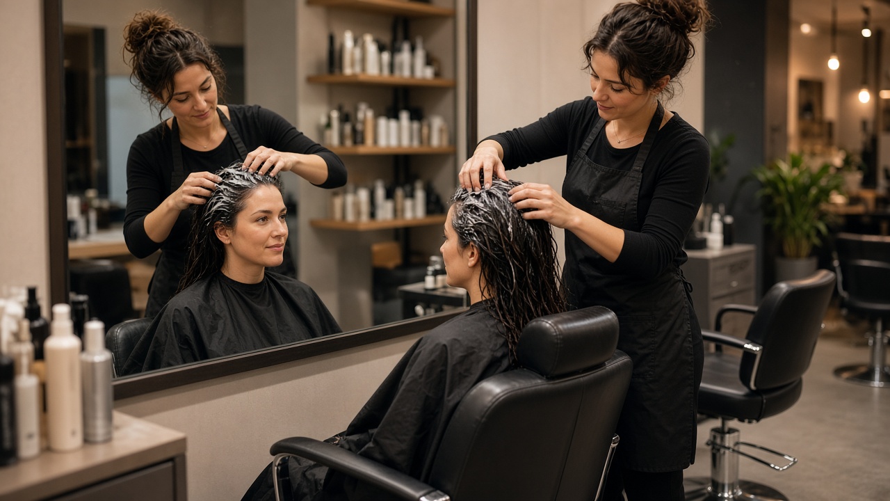 Tratamiento capilar y asesoramiento en peluquería en otoño