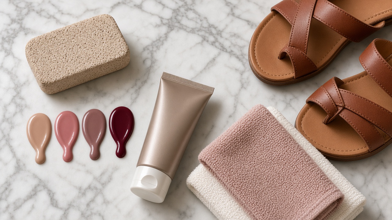 Paleta de colores discretos para pedicura de otoño y puente 2026