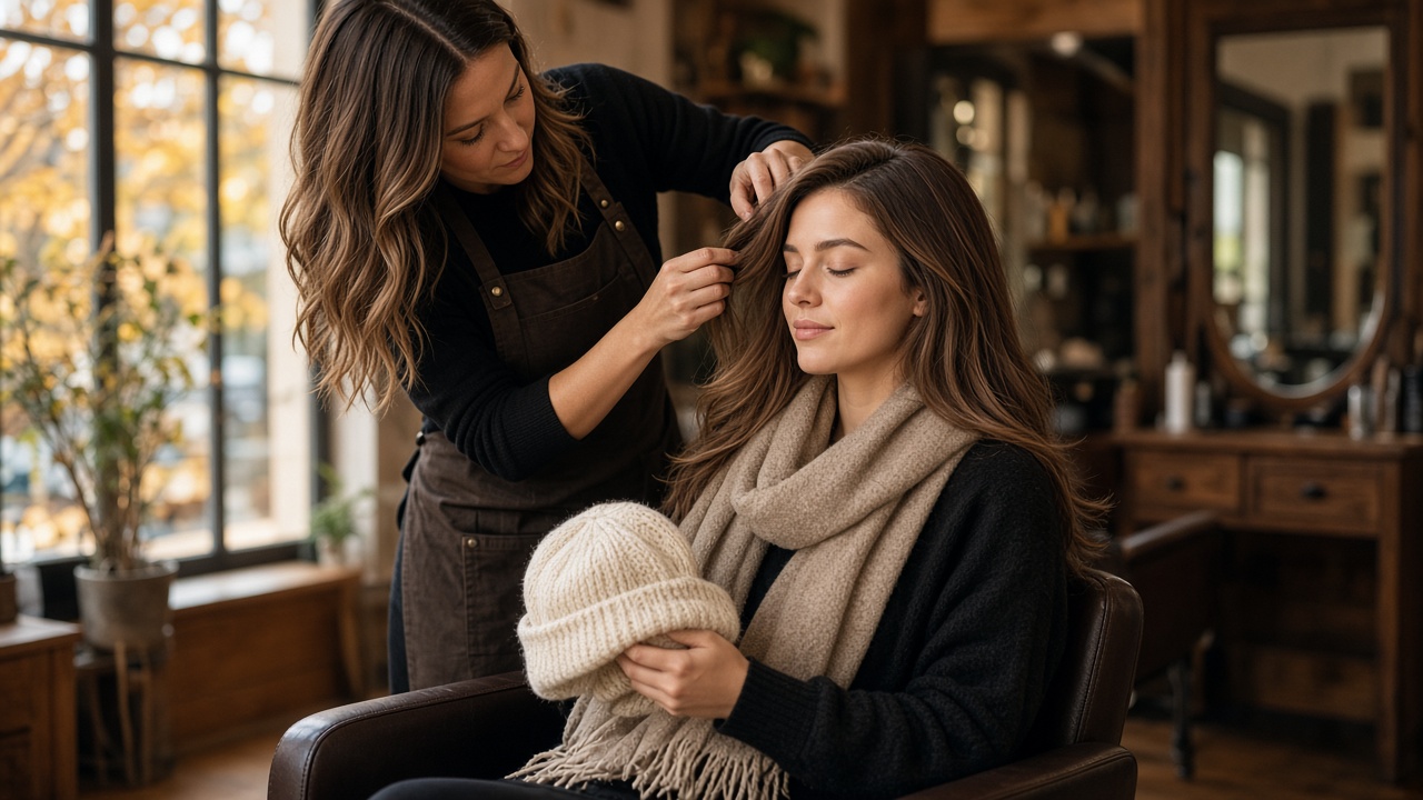 Cabello eléctrico en otoño 2026: gorros, bufandas y jersey sin frizz ni pelos rebeldes